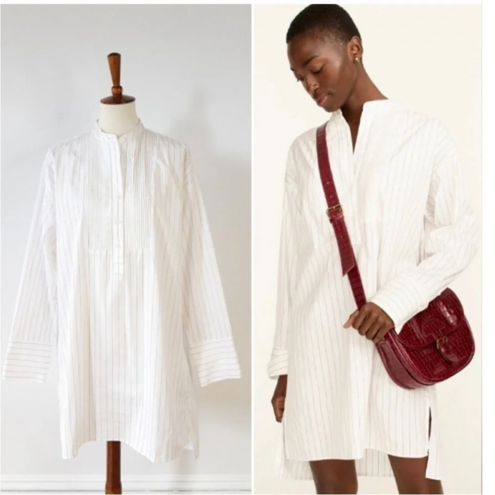 Thomas Mason for J.Crew tunic dress in stripe Size XXL